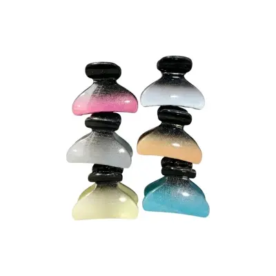 Picture of Super Quality Multicolour stylish Hair Clutcher for girls and women, Kakra, 1pcs