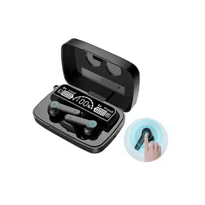 Picture of M19 Earbuds TWS Earphone Touch Control Wireless Bluetooth 5.1 Headphones With Microphone With flashlight