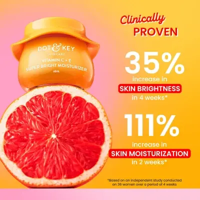 Picture of Dot & Key Vitamin C + E Moisturizer for Glowing Skin 60gm - Fruity
