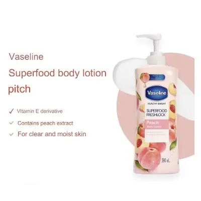 Picture of Vaseline Healthy Bright Superfood Freshlock Peach 320ml - Fruity