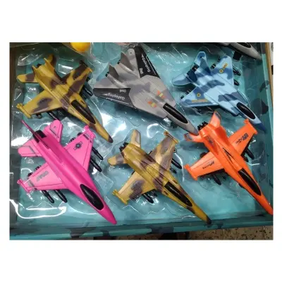 Picture of Warplane Kids Children Pull Back Airplane Aircraft Desk Toy 1 pcs