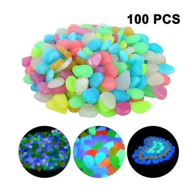 Picture of Radium Stone Colorful Luminous Glowing Pebbles 100 pes