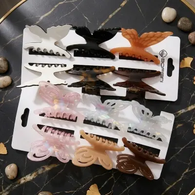 Picture of Super Quality Multicolour stylish Hair Clutcher for girls and women, Kakra, 1pcs