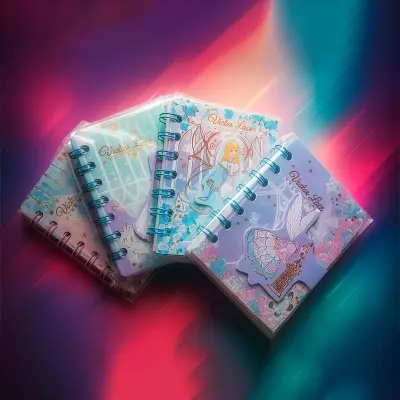 Picture of Cute Mini Portable Coil Notepad Diary Book Exercise Book Escolar Papelaria School For Girls Gift itemes