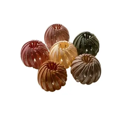 Picture of Fashion Women Bun Hair Claw Horsetail Buckle Hair Clip Bird Nest Expanding Hair Accessories Female Ponytail Hair Accessories