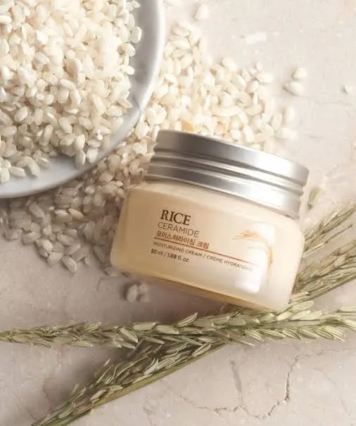 Picture of THE FACE SHOP Rice Ceramide Moisturizing Cream | Rich Moisturizer for Smooth & Glowing Skin |