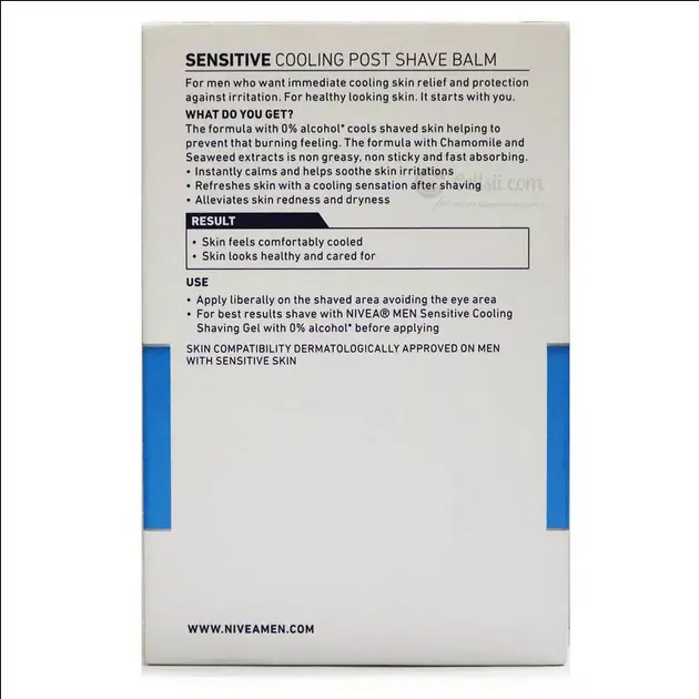 Picture of Nivea Men Sensitive Cooling Post Shave Balm 100ml