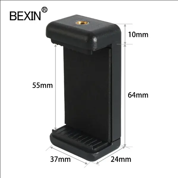 Picture of Mobile Phone Holder Mount for Tripod camera Stand Black