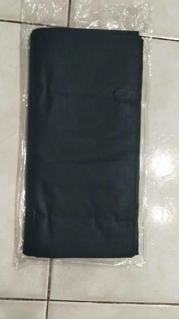 Picture of Black Lungi Black Lungi 5 Hands Full Black Brand  5 Hands Cotton Lungi Full Black Quality Lungi - Black