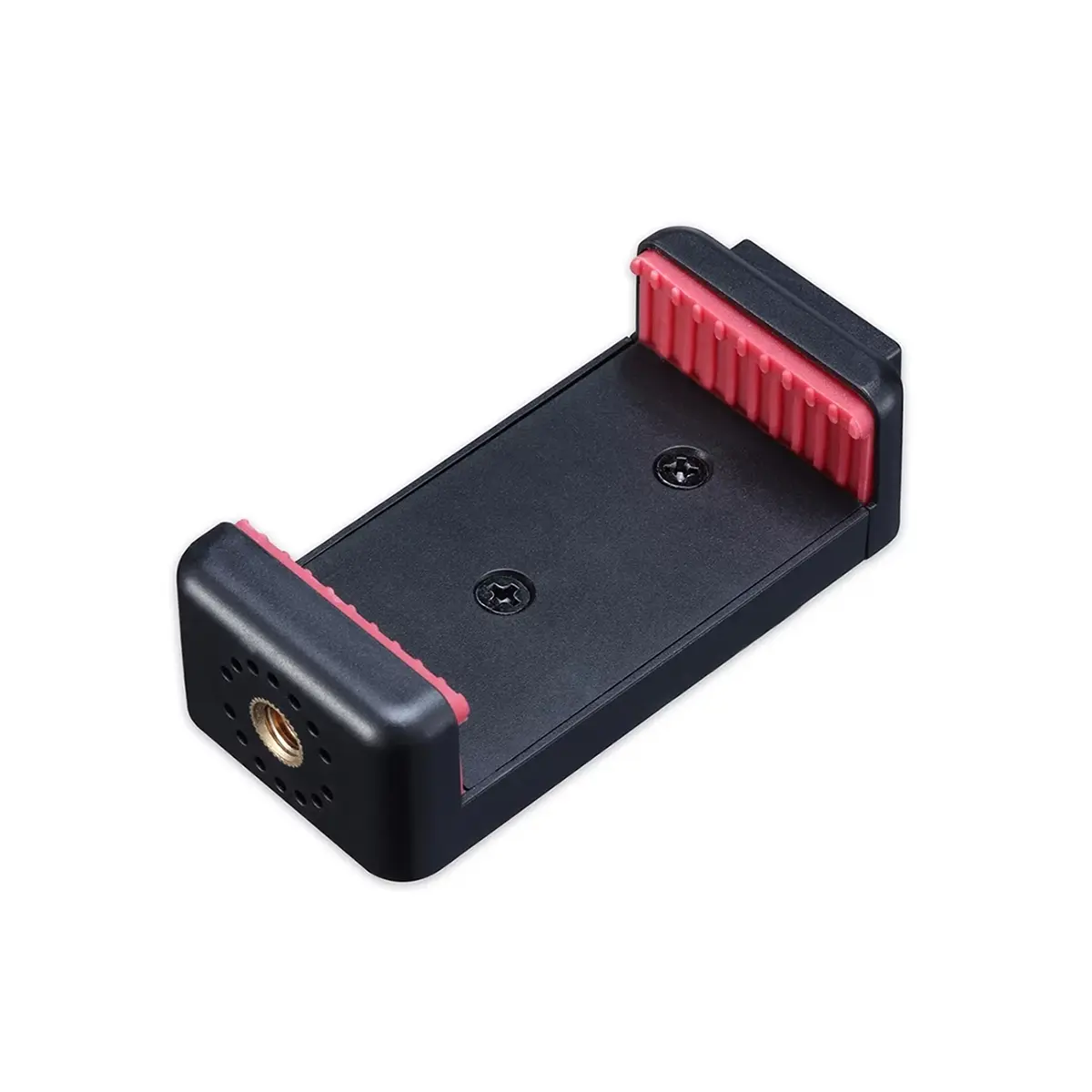 Picture of Ulanzi ST-07 Adjustable Phone Holder Vlog Phone Clip with 1/4 Inch Screw Hole Extending Cold Shoe Smartphone Camera Kit Black