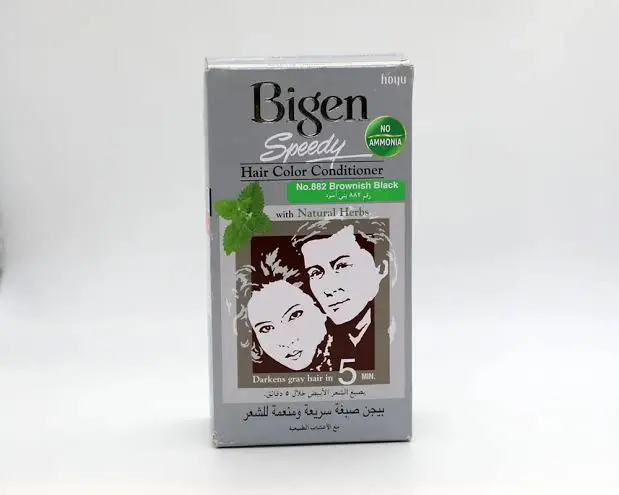 Picture of International Product Japanese Bigen Hair Color 882- Brownish Black - Multicolor