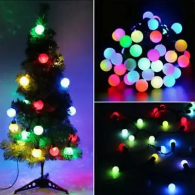 Picture of Home Decorative LED Lights - Multicolor - 28 RGB Ball - Room Decoration Light - Room Decoration Light