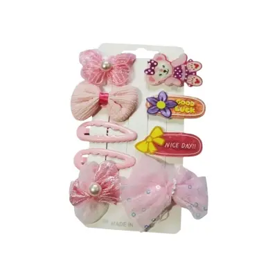 Picture of 9pcs Girls and baby’s fashionable Hair Clips Set