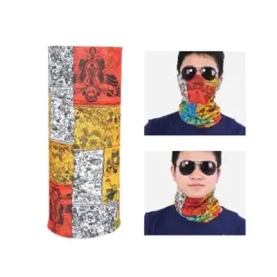 Picture of Fashion Multicolor Seamless Tubular Bandana for Outdoor Dust Headband Magic Scarf Head Wrap Neck - Random