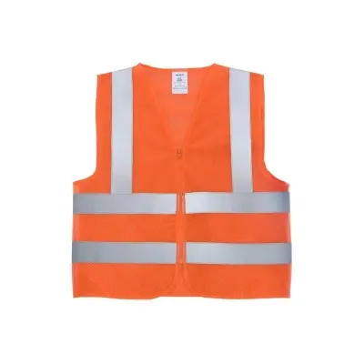 Picture of Car Reflective Clothing for Safety Traffic Safety Vest Visibility High Visibility Outdoor For Running Cycling Sports Vest - Orange