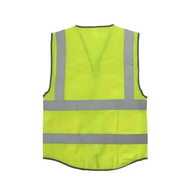 Picture of Car Reflective Clothing for Safety Traffic Safety Vest Visibility High Visibility Outdoor For Running Cycling Sports Vest - Lemon Yellow