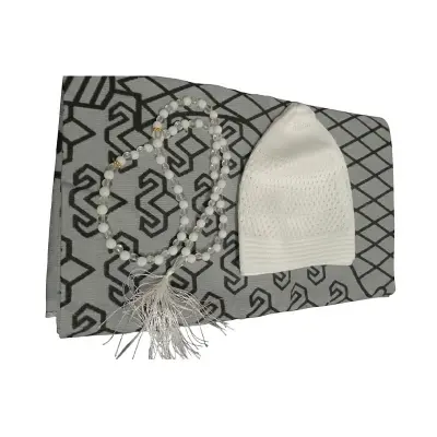 Picture of Prayer Mat ( Jainamaz ) , Tupi , Tosbi Combo Pack For Muslim