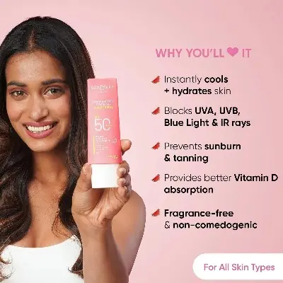 Picture of Dot & Key Watermelon Hyaluronic Cooling Sunscreen SPF 50 PA+++ for Oily, 50g - Multicolor