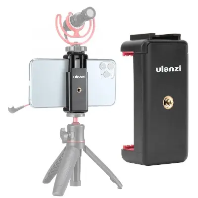 Picture of ULANZI ST07 Phone Tripod Mount with Cold Shoe Mount Black