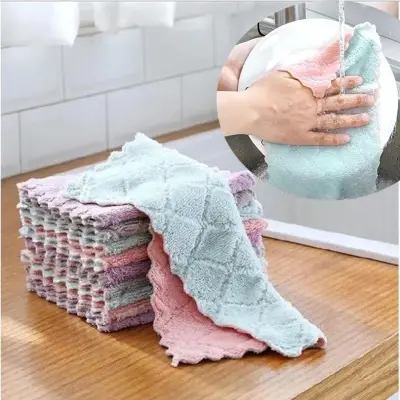 Picture of Microfiber double sided household cleaning cloth 1pcs