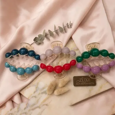 Picture of Super Quality Multicolour stylish Hair Clutcher for girls and women, Kakra, 1pcs