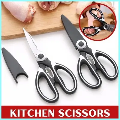 Picture of Stainless Steel Kitchen Scissors | Multi Purpose Scissors Kitchen Shears for Chicken Meat Vegetable Fish Herb Poultry