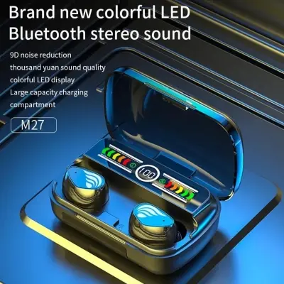 Picture of M27 TWS Wireless Earphones Bluetooth 5.3 Stereo Headphones Sport Waterproof Earbuds
