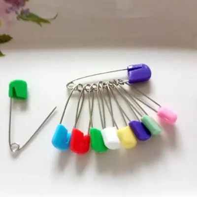 Picture of Multicolor Hijab Safety Pin for Women - 24 Pieces