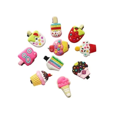 Picture of Ice Cream Clip Set for girls pack of 10 pcs for Kids Hair Clip