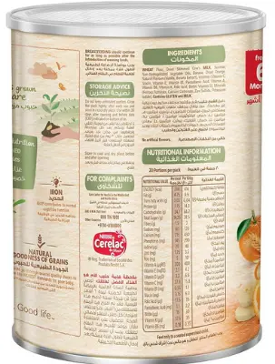 Picture of (spain)Cerelac Infant Cereal, Wheat & Fruits, Baby Food, Tin, 1kg
