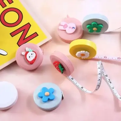 Picture of Mini Tape Meter Tape Tailor Ruler Keychain Measuring Tape Clothing Size Tape Measure Portable Sewing Tools Accessoriess