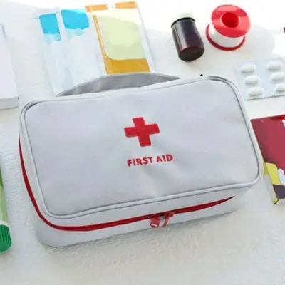 Picture of Doctors portable bag or Travel Medicine Bag and Mini Household First Aid Kit Bag