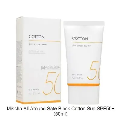 Picture of Missha All Around Safe Block Cotton Sun SPF50+ (50ml)
