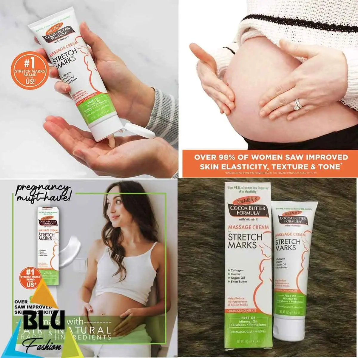 Picture of Palmer's Cocoa Butter Massage Cream for Stretch Marks 125g UK