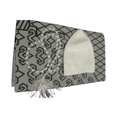 Picture of Prayer Mat ( Jainamaz ) , Tupi , Tosbi Combo Pack For Aji Shopping