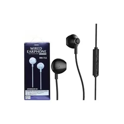 Picture of Remax Rm 711 Earphone Wired Headset Noise Cancelling Fashion In-Ear Earphone - Headphone