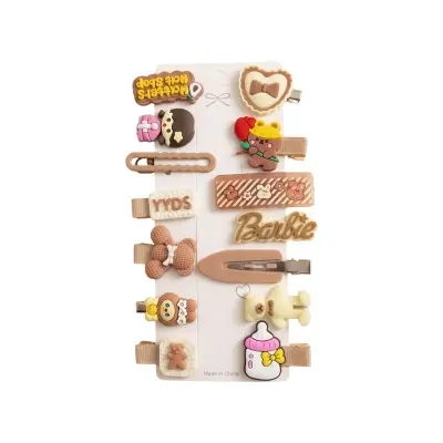 Picture of 14 Peace Cute Cartoon Hair Clip for girls