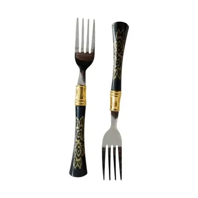 Picture of Stainless Steel Ceramic Design Spoon for Home/Kitchen, Set of 6 Pcs