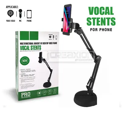 Picture of Universal Multifunctional Bracket of Desktop Video Frame Vocal Stents with Phone Bracket Black