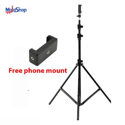 Picture of 6 Fit Tripod Stand with Free Mobile Holder Black