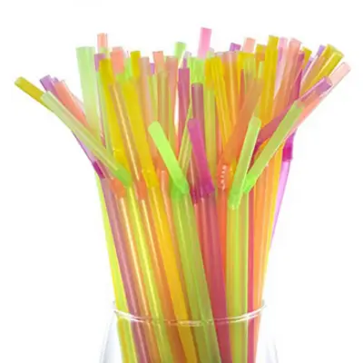 Picture of Best Quality Flexible Straws - 100pcs - Multicolor
