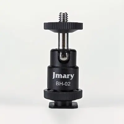 Picture of Jmary BH-02 Portable Phone Holder Mount With Cold Shoe 1/4'' Tripod Mount Stand Black