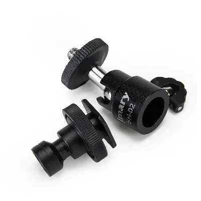 Picture of Jmary BH-02 Portable Phone Holder Mount With Cold Shoe 1/4'' Tripod Mount Stand Black