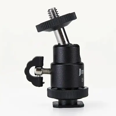 Picture of Jmary BH-02 Portable Phone Holder Mount With Cold Shoe 1/4'' Tripod Mount Stand Black