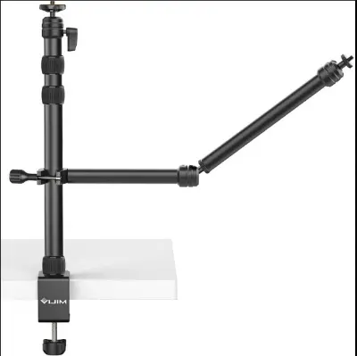 Picture of VIJIM LS11 Camera Mount Desk Stand with Auxiliary Holding Arm Black