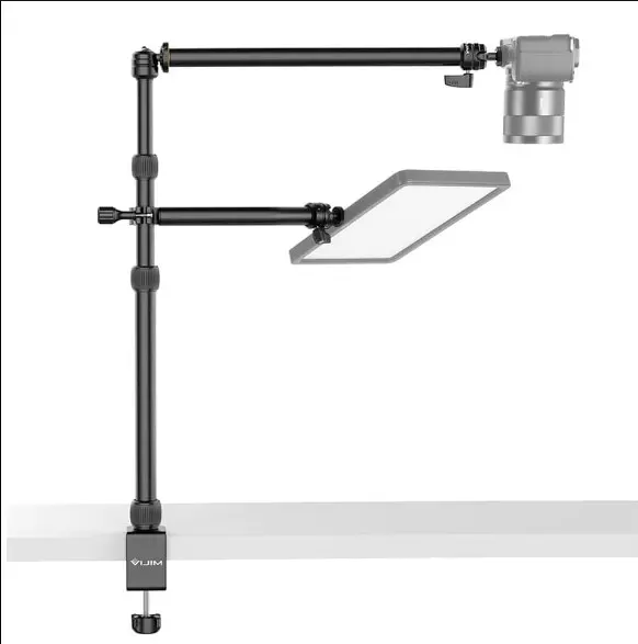 Picture of VIJIM LS11 Camera Mount Desk Stand with Auxiliary Holding Arm Black