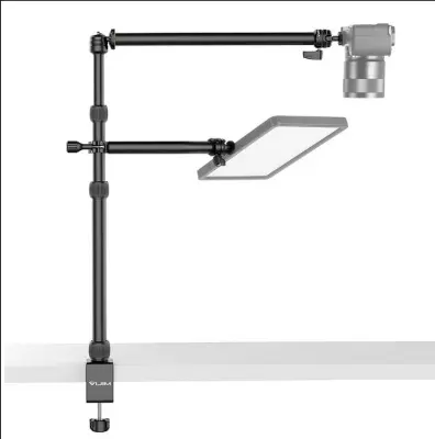Picture of VIJIM LS11 Camera Mount Desk Stand with Auxiliary Holding Arm Black