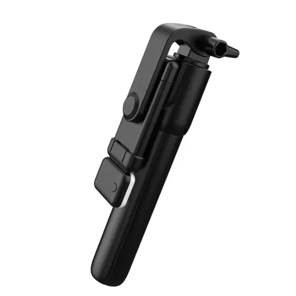 Picture of R1s Adjustable 4 in 1 Multifunctional Monopod Selfie Stick & Tripod with Selfie Light & Wireless Bluetooth Remote Control Black