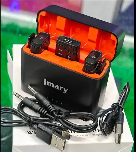 Picture of Jmary MW-16 2.4G Wireless Microphone For Mobile & Camera Black