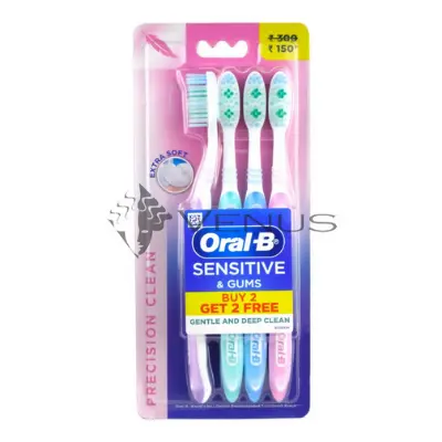 Picture of Oral-B Toothbrush Sensitive & Gums Precision Clean 4s Extra Soft